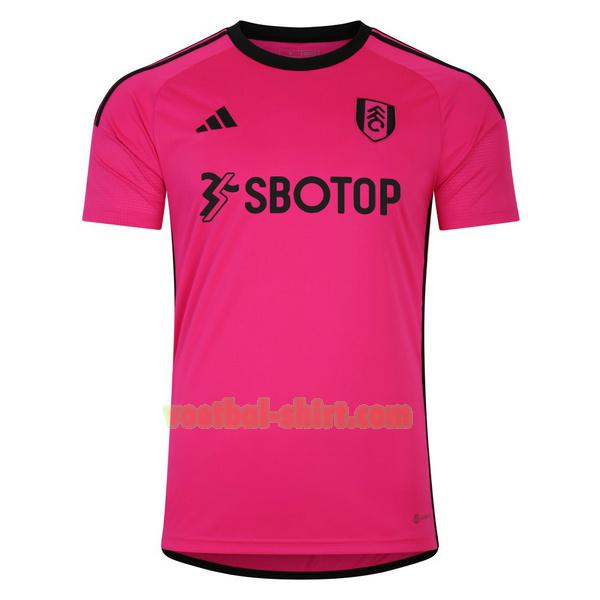 fulham uit shirt 2023 2024 thailand roze mannen