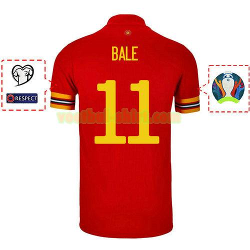 gareth bale 11 wales thuis shirt 2020 mannen