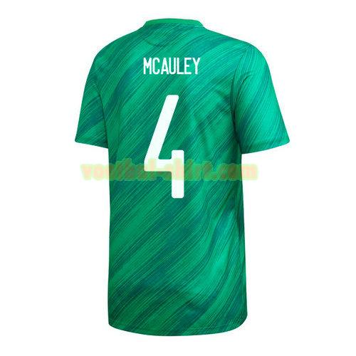 gareth mcauley 4 noord ierland thuis shirt 2020 mannen