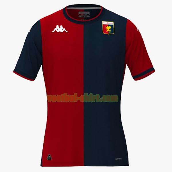 genoa thuis shirt 2024 2025 thailand rood blauw mannen