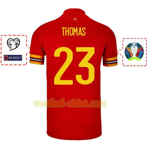 george thomas 23 wales thuis shirt 2020 mannen