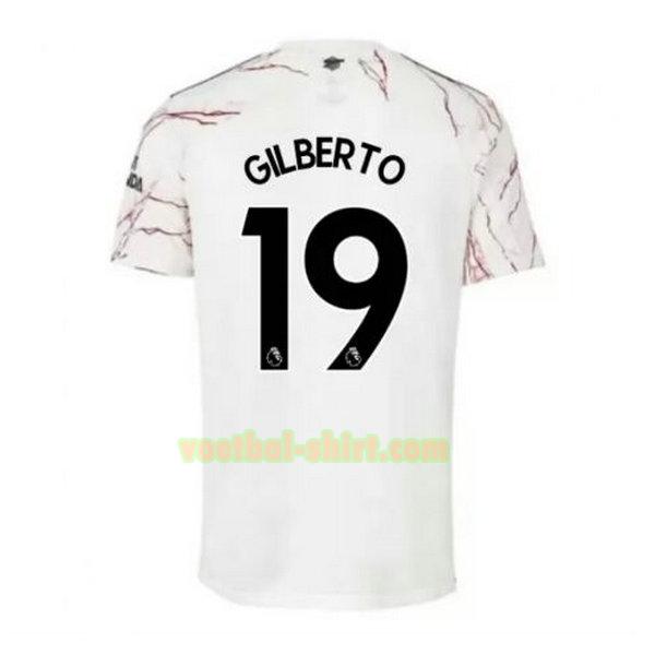 gilberto 19 arsenal uit shirt 2020-2021 mannen