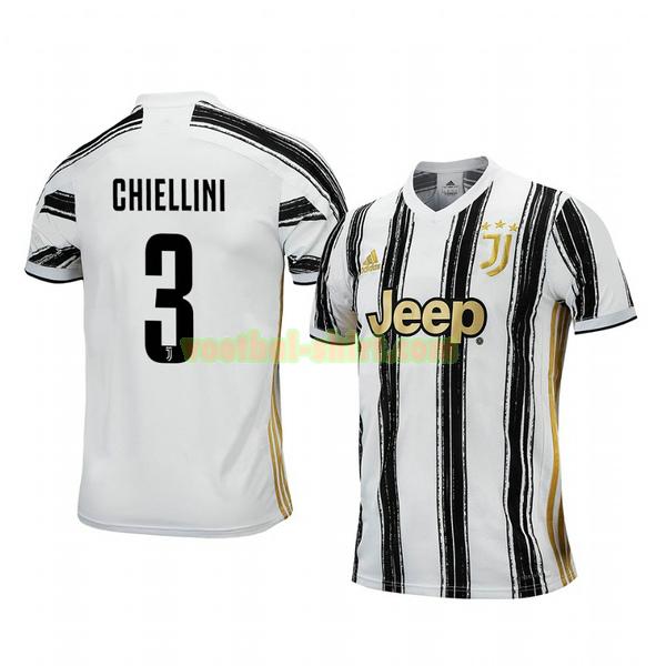 giorgio chiellini 3 juventus thuis shirt 2020-2021 mannen