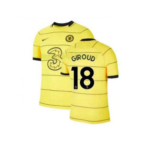 giroud 18 chelsea 3e shirt 2021 2022 geel mannen