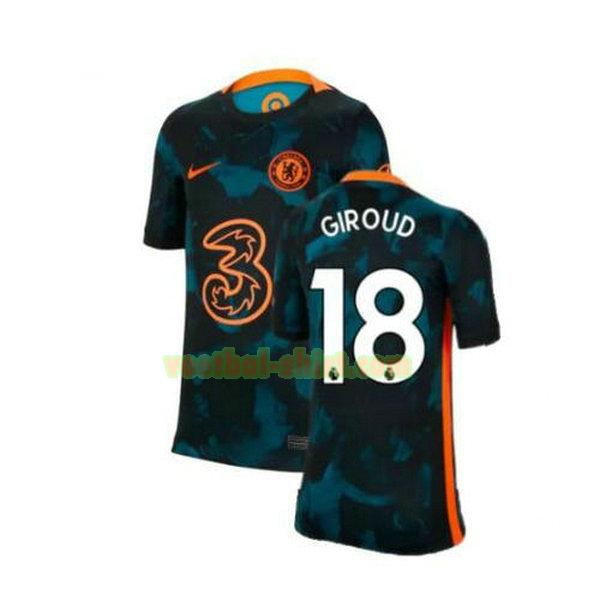 giroud 18 chelsea uit shirt 2021 2022 groen mannen