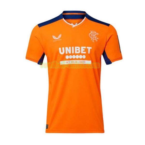 glasgow rangers 3e shirt 2022 2023 thailand oranje mannen