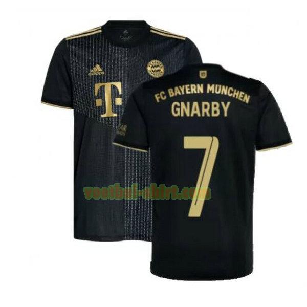 gnarby 7 bayern münchen uit shirt 2021 2022 zwart mannen