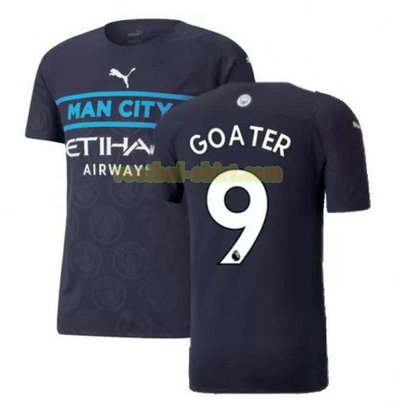 goater 9 manchester city 3e shirt 2021 2022 zwart mannen