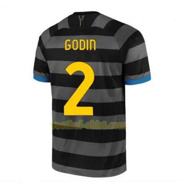 godin 2 inter milan 3e shirt 2020-2021 grijs mannen