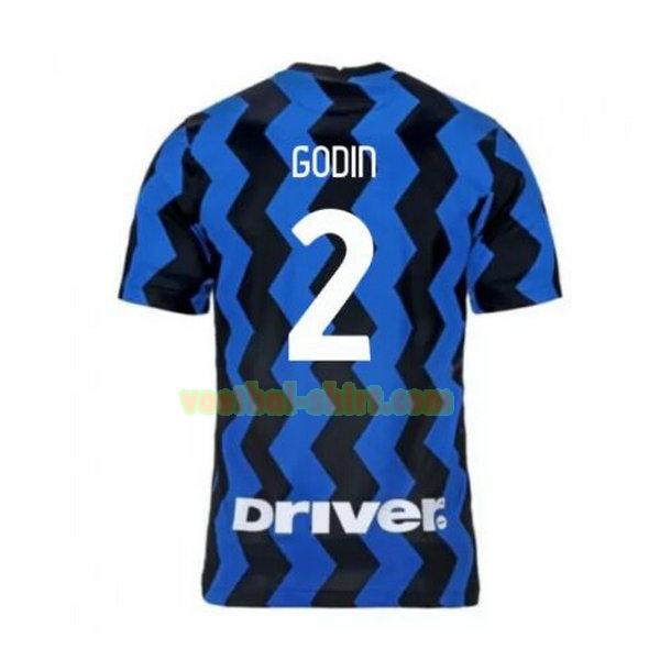 godin 2 inter milan thuis shirt 2020-2021 mannen