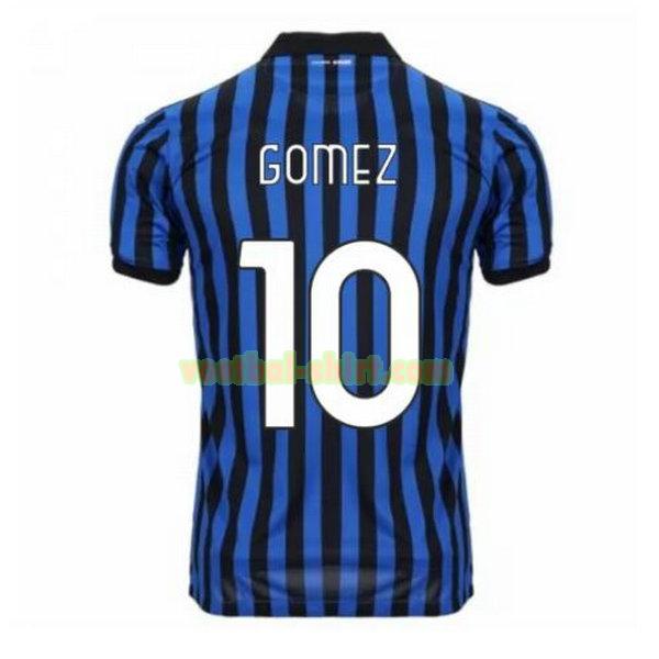 gomez 10 atalanta thuis shirt 2020-2021 blauw mannen