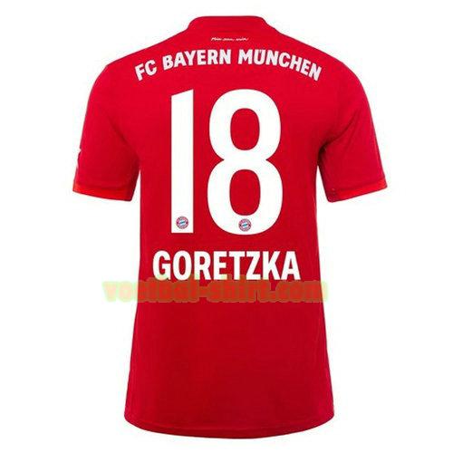 goretzka 18 bayern münchen thuis shirt 2019-2020 mannen