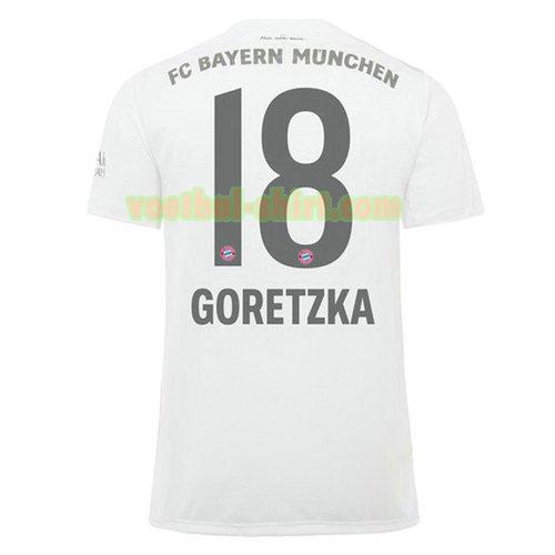 goretzka 18 bayern münchen uit shirt 2019-2020 mannen