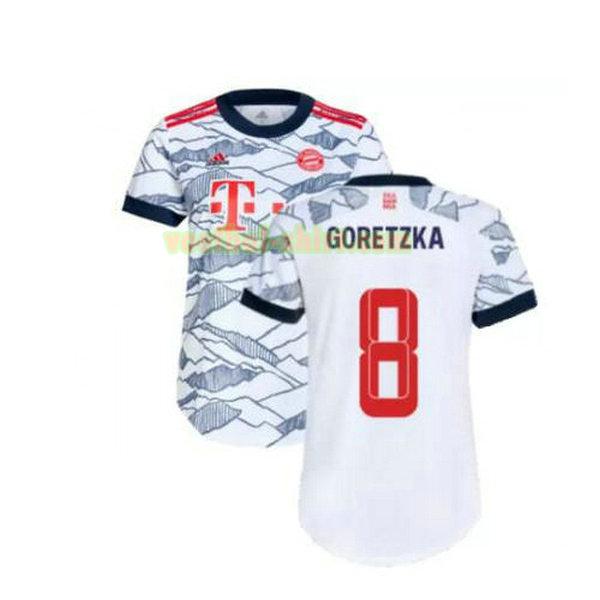 goretzka 8 bayern münchen 3e shirt 2021 2022 grijs mannen