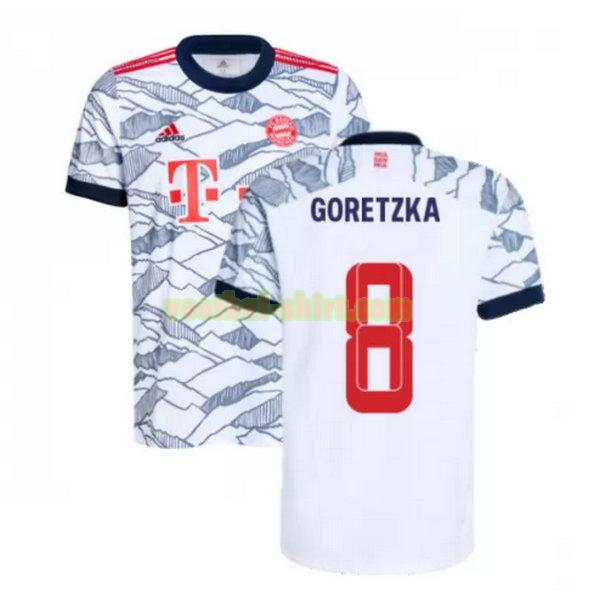 goretzka 8 bayern münchen 3e shirt 2021 2022 zwart mannen