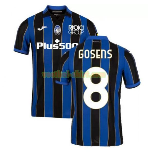 gosens 8 atalanta thuis shirt 2021 2022 blauw zwart mannen