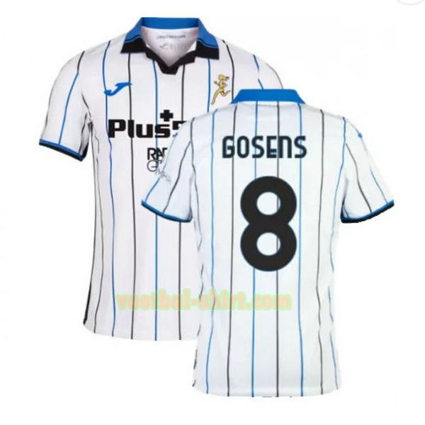 gosens 8 atalanta uit shirt 2021 2022 wit mannen