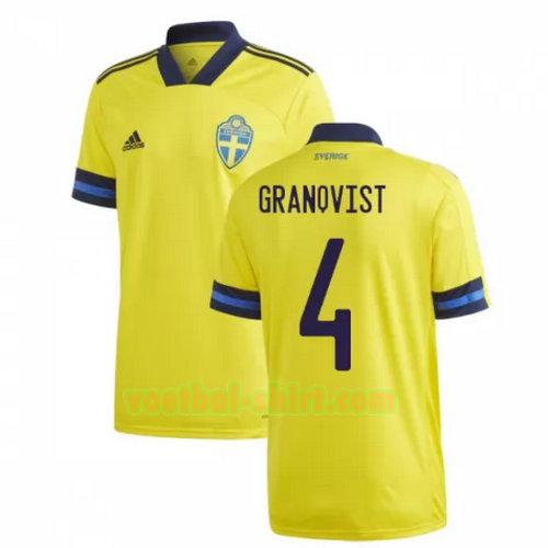 granqvist 4 zweden thuis shirt 2020 mannen