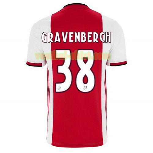 gravenberch 38 ajax thuis shirt 2019-2020 mannen