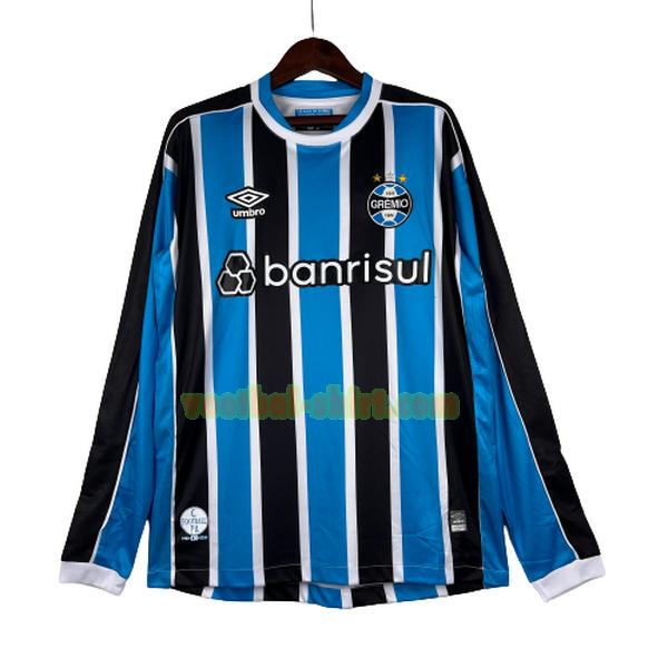 gremio lange mouwen thuis shirt 2023 2024 blauw zwart mannen