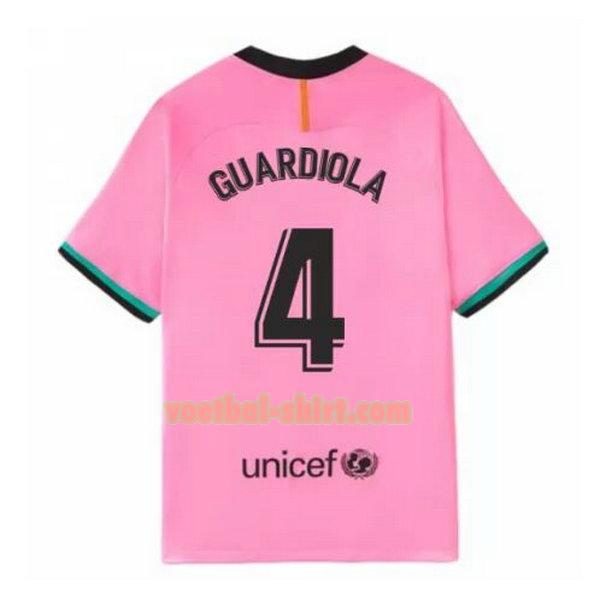 guardiola 4 barcelona 3e shirt 2020-2021 roze mannen