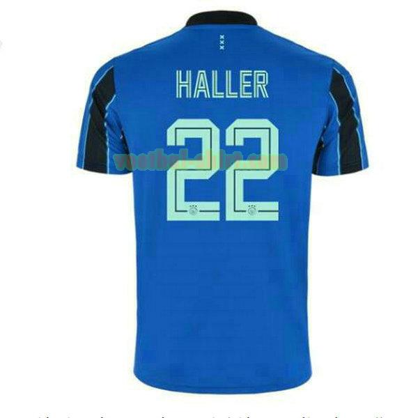 haller 22 ajax uit shirt 2021 2022 blauw mannen