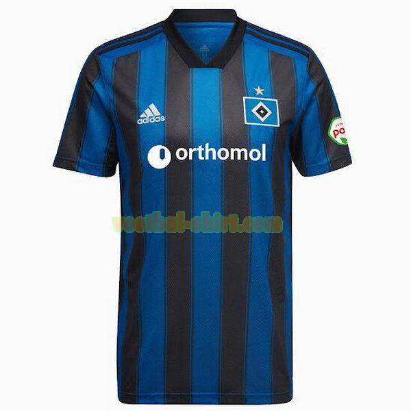 hamburger sv uit shirt 2021 2022 thailand blauw zwart mannen