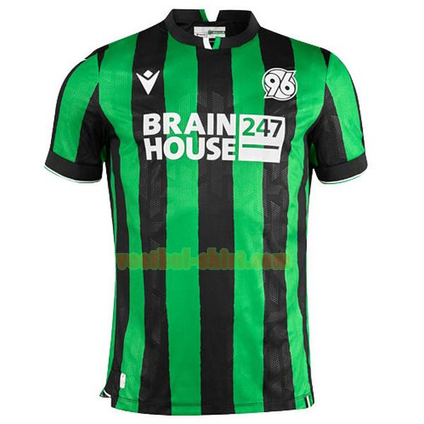 hannover 96 uit shirt 2023 2024 thailand groen zwart mannen