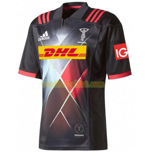 harlequins thuis shirt 2020-2021 zwart mannen