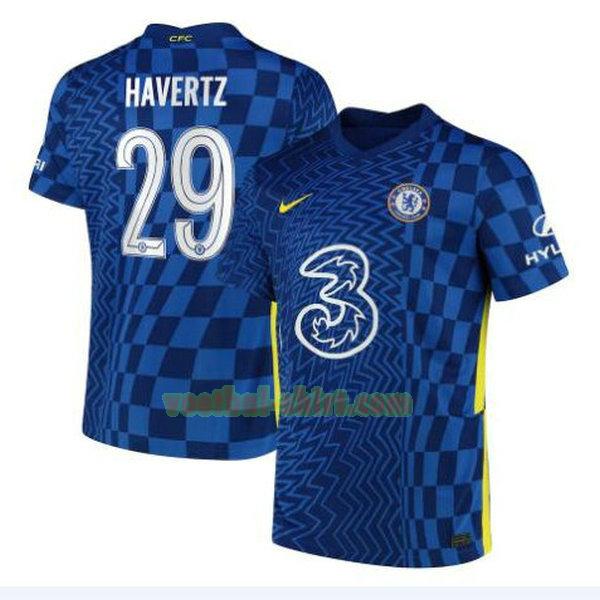 havertz 29 chelsea thuis shirt 2021 2022 blauw mannen
