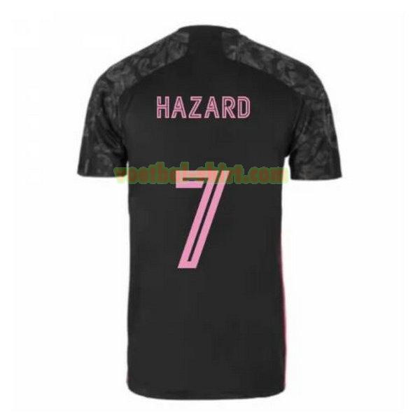 hazard 7 real madrid 3e shirt 2020-2021 zwart mannen