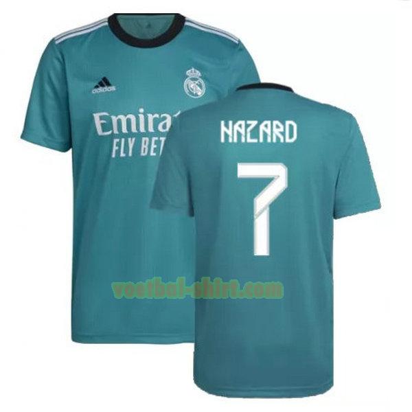 hazard 7 real madrid 3e shirt 2021 2022 groen mannen