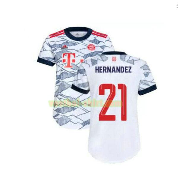 hernandez 21 bayern münchen 3e shirt 2021 2022 grijs mannen