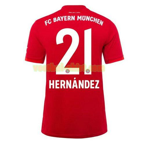 hernández 21 bayern münchen thuis shirt 2019-2020 mannen