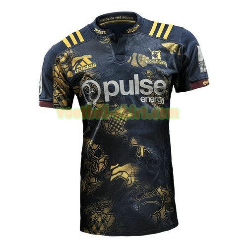 highlanders rugby shirt 2017-2018 blauw mannen