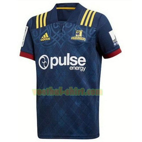 highlanders thuis rugby shirt 2018 blauw mannen