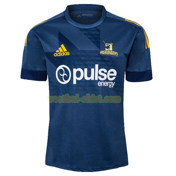 highlanders thuis shirt 2021 blauw mannen