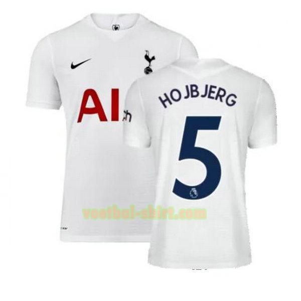 hojbjerg 5 tottenham hotspur thuis shirt 2021 2022 wit mannen