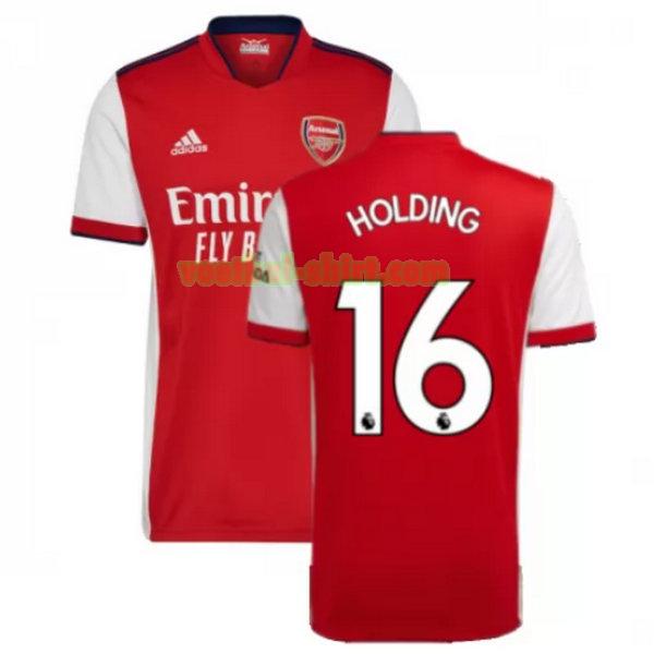 holding 16 arsenal thuis shirt 2021 2022 rood mannen