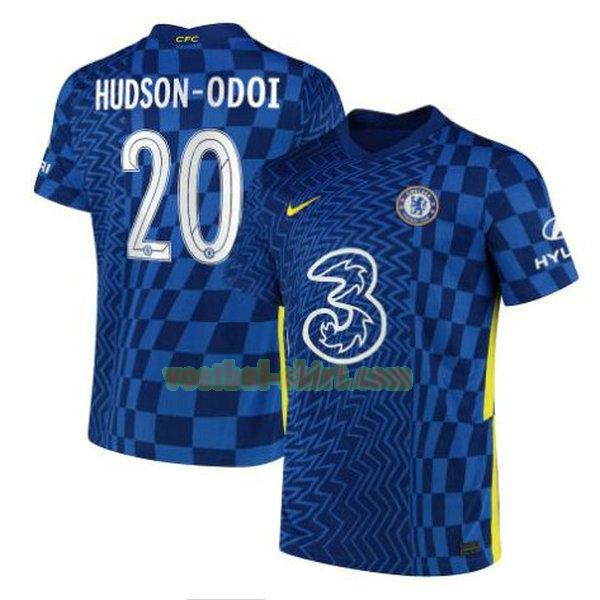 hudson odoi 20 chelsea thuis shirt 2021 2022 blauw mannen