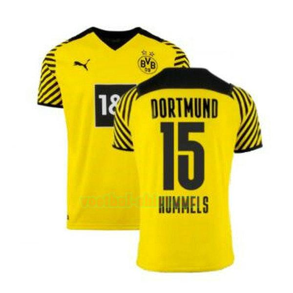 hummels 15 borussia dortmund thuis shirt 2021 2022 geel mannen