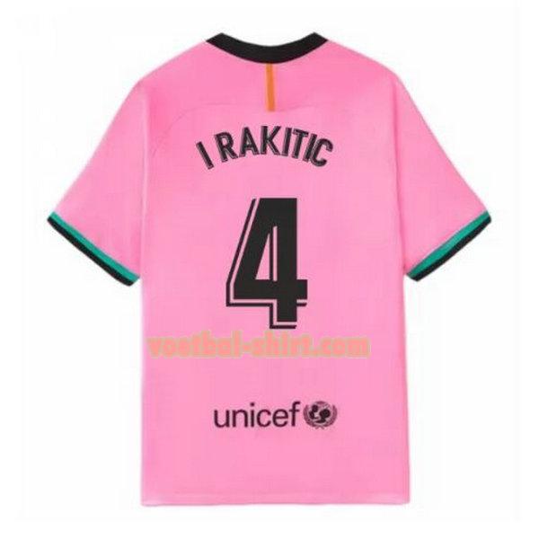 i rakitic 4 barcelona 3e shirt 2020-2021 roze mannen