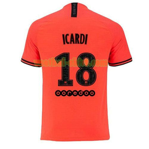 icardi 18 paris saint germain uit shirt jordan 2020 mannen