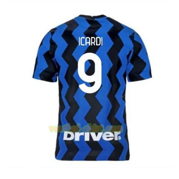 icardi 9 inter milan thuis shirt 2020-2021 mannen