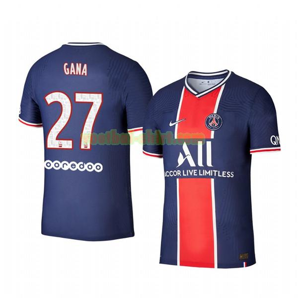 idrissa gueye 27 paris saint germain thuis shirt 2020-21 mannen