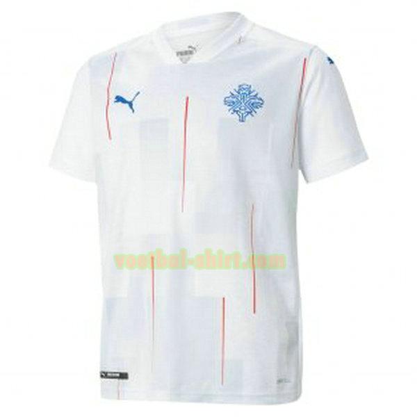 ijsland uit shirt 2021 2022 thailand wit mannen