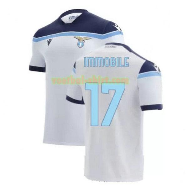 immobile 17 lazio roma uit shirt 2021 2022 wit mannen