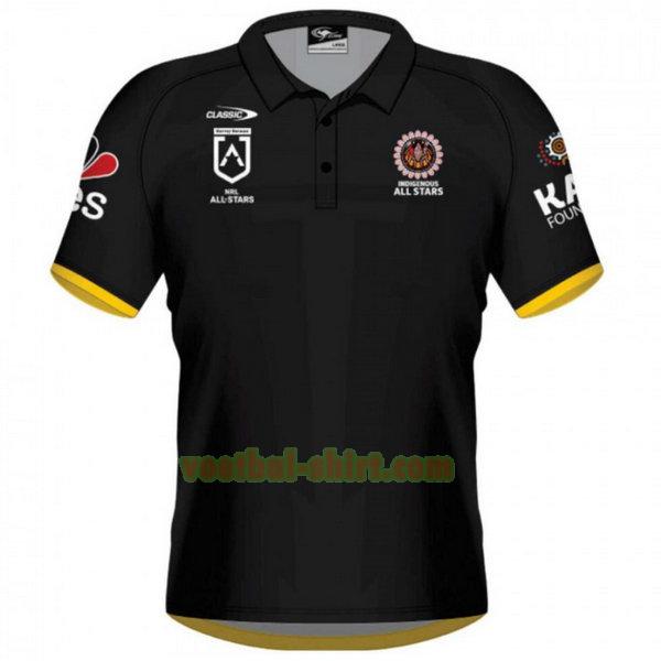 indigenous all stars polo shirt 2021 zwart mannen