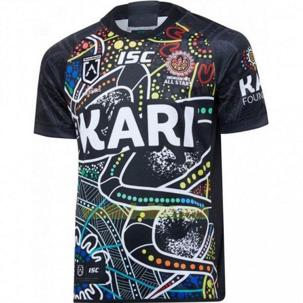 indigenous all stars thuis shirt 2020 zwart mannen