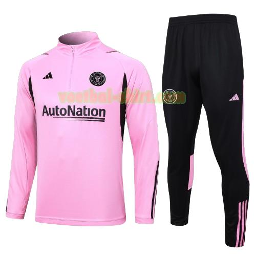 inter miami cf set trainingspak 2023 24 roze kinderen